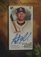 2019 Topps Allen & Ginter Framed Mini Baseball Autographs #MAFT Fernando Tatis Jr. Baseball Card
