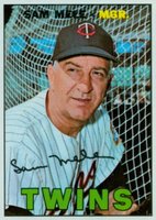 1967 Topps #418 Sam Mele Baseball Card