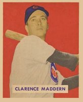 1949 Bowman #152 Clarence Maddern Baseball Card
