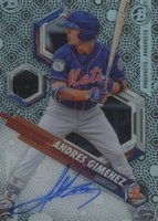2018 Bowman High Tek #AG Andres Gimenez Autograph Baseball Card