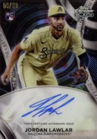 2024 Topps Chrome Black Super Futures Autographs #JL Jordan Lawlar Baseball Card