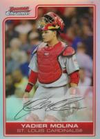 2006 Bowman Chrome #153 Yadier Molina Refractor Baseball Card