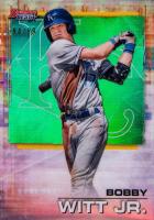 2021 Bowman's Best #15 Bobby Witt Jr. Green Refractor Baseball Card