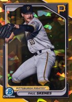 2024 Bowman Sapphire Edition Chrome Prospects #BCP125 Paul Skenes Gold Baseball Card