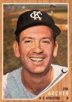 1962 Topps #433 Jim Archer Baseball Card