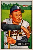 1951 Bowman #66 Bob Elliott Baseball Card