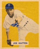 1949 Bowman #116 Joe Hatten Baseball Card