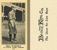 1916 Block & Kuhl (1916) #141 Bill Rariden Baseball Card