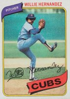 1980 Topps #472 Willie Hernandez Baseball Card