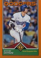 2024 Topps Transcendent Collection Transcendent Icons Chrome #1 Shohei Ohtani Orange Refractor Baseball Card