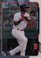 2015 Bowman Draft #106 Rafael Devers Chrome-Refractor Baseball Card