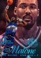 1996 Flair Showcase Legacy Collection #28 Karl Malone Row 2 Basketball Card