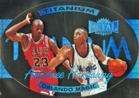 1997 Metal Universe Titanium #7 Anfernee Hardaway Basketball Card