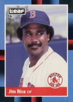 1988 Leaf #215 Jim Rice Baseball Card