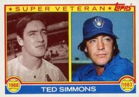 1983 Topps #451 Ted Simmons Baseball Card