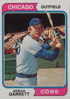 1974 Topps #656 Adrian Garrett Baseball Card