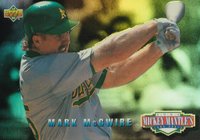 1994 Upper Deck Mickey Mantle Long Shots #MM13 Mark McGwire Baseball Card