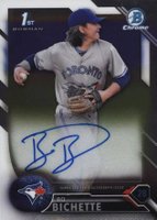 2016 Bowman Draft Chrome Draft Picks Autographs #CDABOB Bo Bichette Baseball Card