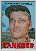 1967 Topps #45y Roger Maris Yankees Baseball Card