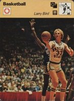 1977 Sportscaster #74-18 Larry Bird Italy Basketball Card