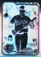 2024 Topps Chrome Update #USC120 Heston Kjerstad Negative Refractor Baseball Card