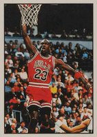 1990 Panini Spanish Sticker #61 Michael Jordan Basketball Card