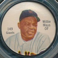 1962 Salada-Junket Coin #149 Willie Mays Baseball Card