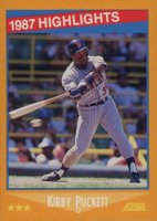 1988 Score #653 Kirby Puckett Highlights Baseball Card