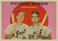 1959 Topps #34 Pitchers Beware Baseball Card