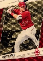 2020 Panini Chronicles Phoenix #9 Mike Trout Gold Vinyl 1/1 Baseball Card
