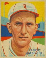 1934 Diamond Stars  #3 Rabbit Maranville Baseball Card