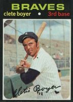 1971 Topps #374 Clete Boyer Baseball Card