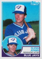 1983 Topps #574 Glenn Adams Baseball Card