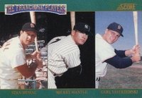 1992 Score The Franchise  #4 Musial/Mantle/Yastrzemski Baseball Card