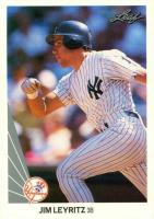 1990 Leaf #465 Jim Leyritz Baseball Card