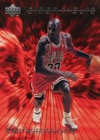 1996 Upper Deck Jordan Tribute #MJ50 Michael Jordan MJ Impressions Basketball Card
