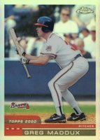 2000 Topps Chrome  #425 Greg Maddux Refractor Baseball Card