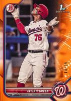 2022 Bowman Draft #BD23 Elijah Green Orange Baseball Card