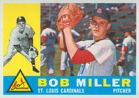 1960 Topps #101 Bob Miller Baseball Card