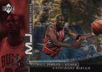 1998 Upper Deck Black Diamond Sheer Brilliance #SB10 Michael Jordan Sheer Brilliance Basketball Card