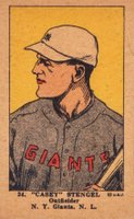 1923 Strip Card #24 Casey Stengel Hand Cut Baseball Card