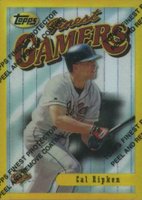 1996 Finest #25 Cal Ripken Jr. Refractor w/Coating Baseball Card