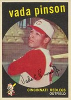 1959 Topps #448 Vada Pinson Baseball Card