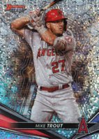 2022 Bowman's Best #14 Mike Trout Mini Diamond Refractor Baseball Card