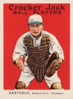 1915 Cracker Jack #117 Ted Easterly Baseball Card