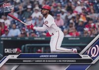 2024 Topps Now #392 James Wood Baseball Card