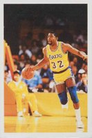 1987 A Question of Sport UK # Magic Johnson Basketball Card