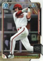 2015 Bowman Draft #1 Dansby Swanson Chrome-Refractor Baseball Card