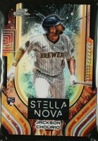 2024 Topps Chrome Cosmic Stella Nova #11 Jackson Chourio Baseball Card