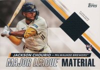 2024 Topps Update Major League Materials #JC Jackson Chourio Baseball Card